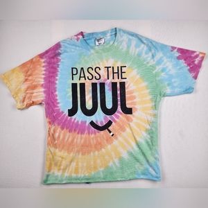 Pass The J**l Tye Dye Large T Shirt